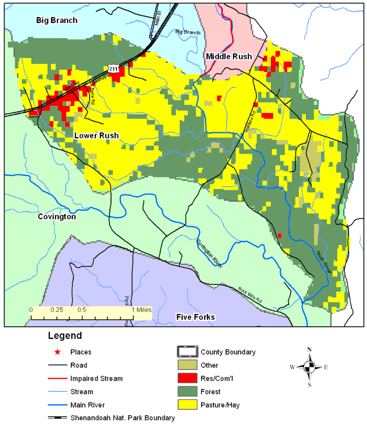 Lower Rush River Subwatershed, Land Cover Map